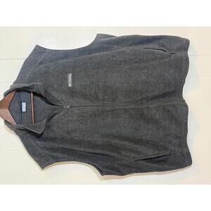 Columbia Steens Mountain Fleece Vest Men’s Grey Sz. XXL